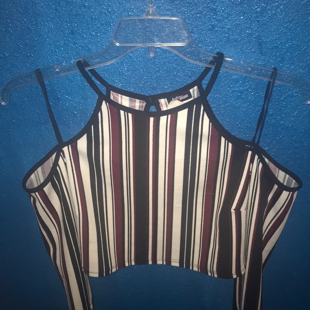 Off the shoulder crop top